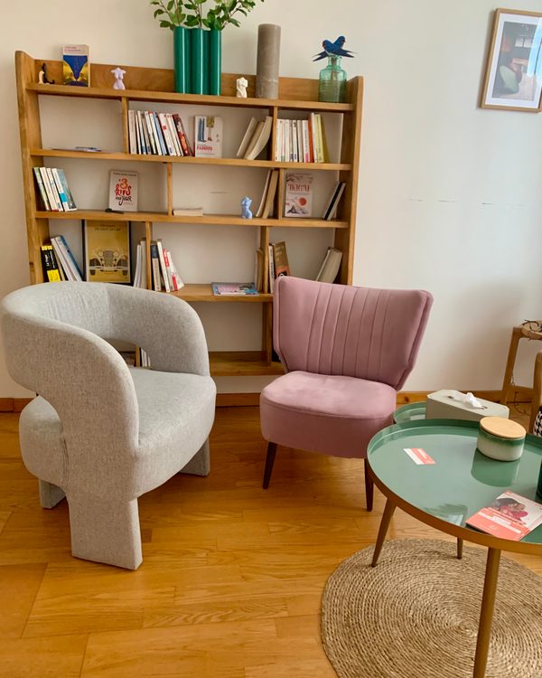 Le cabinet de Isabelle Lardeur : un espace chaleureux et apaisant